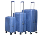 American Tourister Curio 3-Piece Hardcase Luggage Set - Blue
