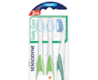 3 x 3pk Sensodyne Daily Care Toothbrush - Soft