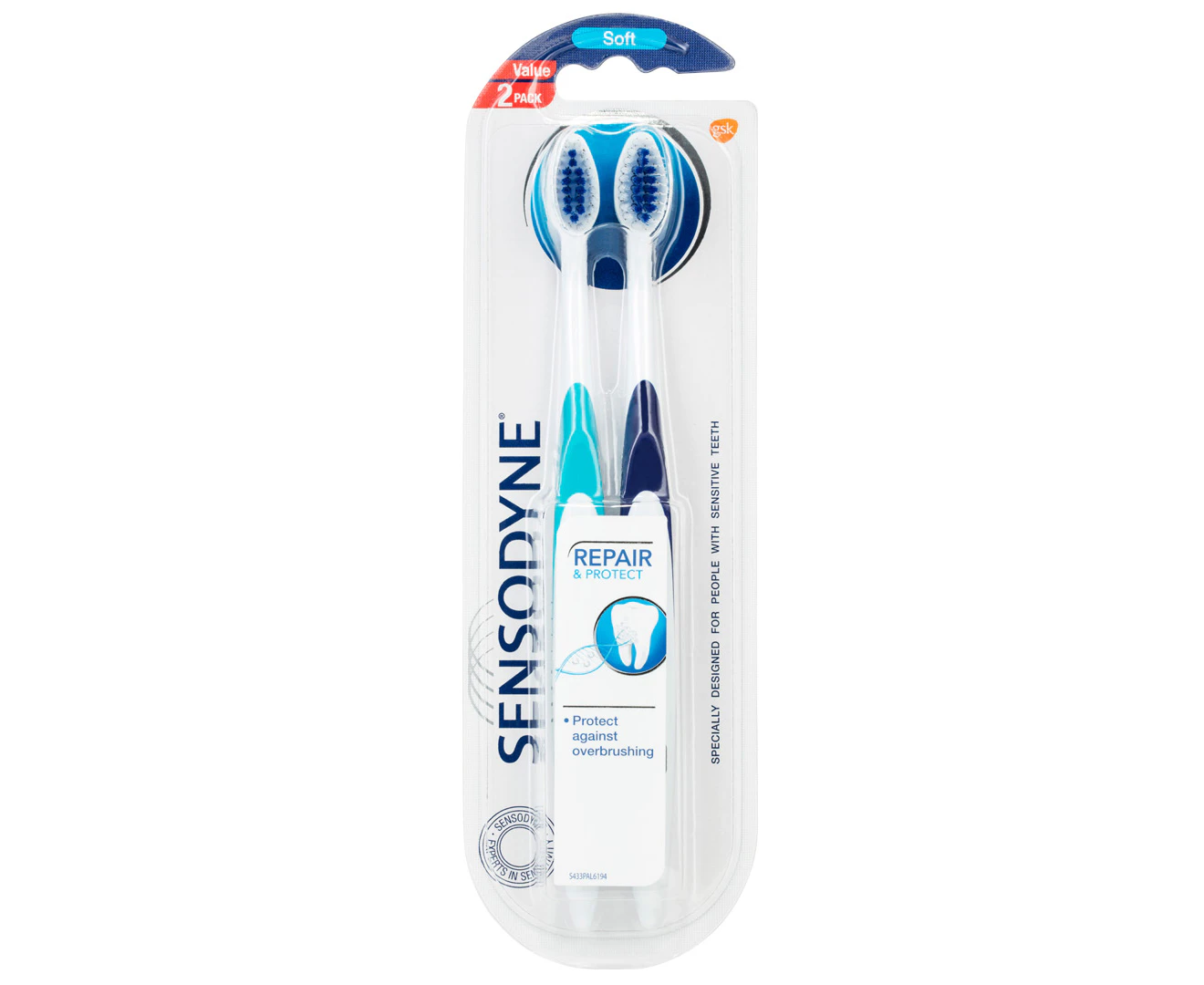 Sensodyne Repair & Protect Toothbrush Twin Pack