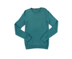Tasso Elba Mens Sweater Pacific Green Size Medium M V-Neck Knit Pullover