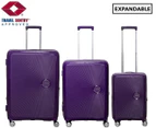American Tourister Curio 3-Piece Hardcase Luggage Set - Purple
