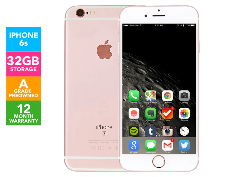Pre-Owned Apple iPhone 6s 32GB - Rose Gold