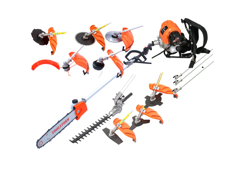 4-STROKE Backpack Pole Chainsaw Hedge Trimmer Saw Brush Cutter Whipper Snipper