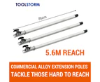 4-STROKE Long Reach Backpack Pole Chainsaw Hedge Trimmer Pruner Chain Saw Cutter