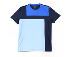 Alfani Navy Blue Mens US Size XL Stretch Colorblock Tee T-Shirt