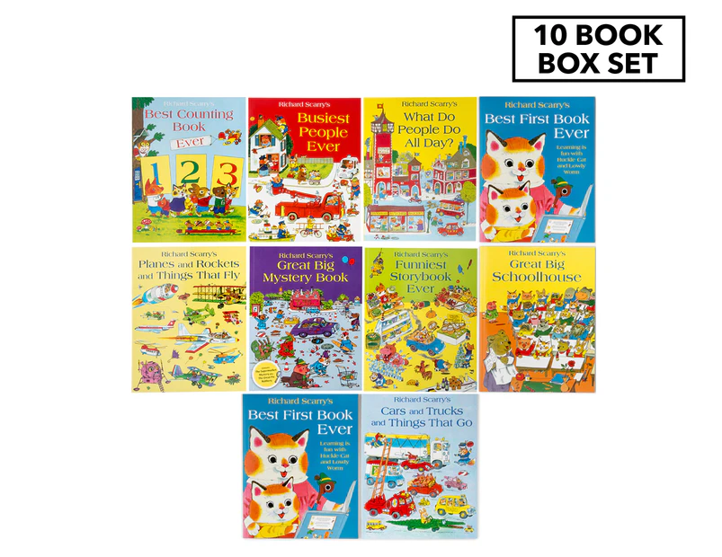 Richard Scarry's Best Collection Ever 10-Book Set