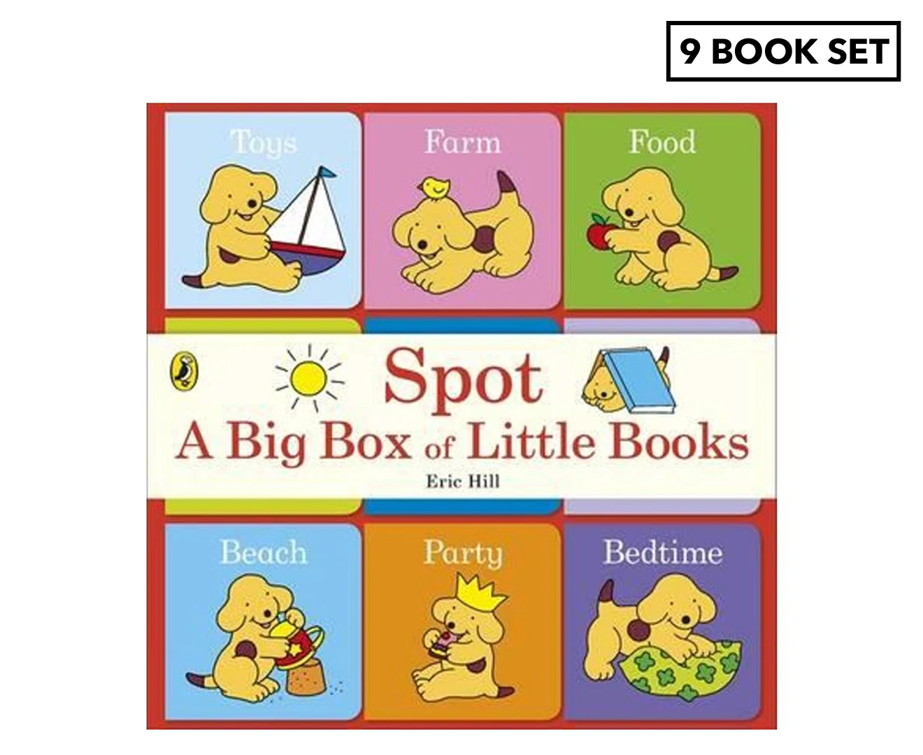 9pc Spot A Big Box of Little Kids/Children Character Picture Story Board Books