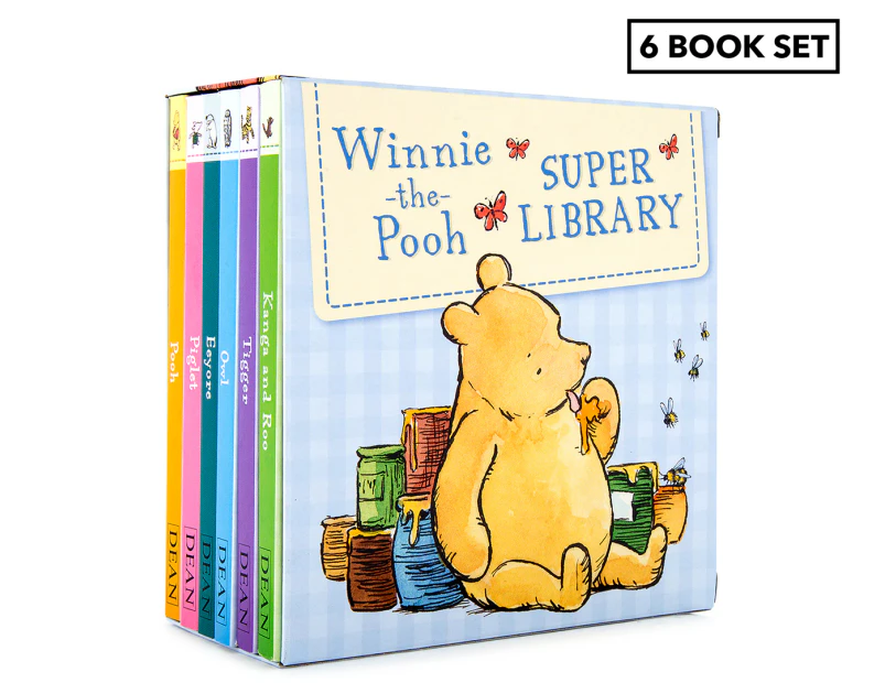 Winnie The Pooh Super Library Box 6-Hardcover Book Collection