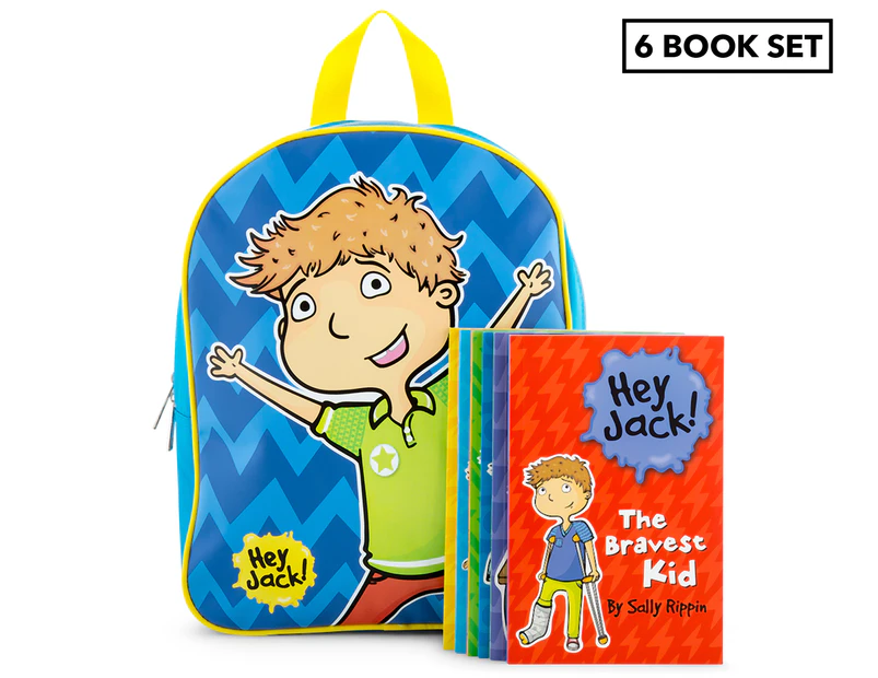Hey Jack! Backpack w/ 6 Books