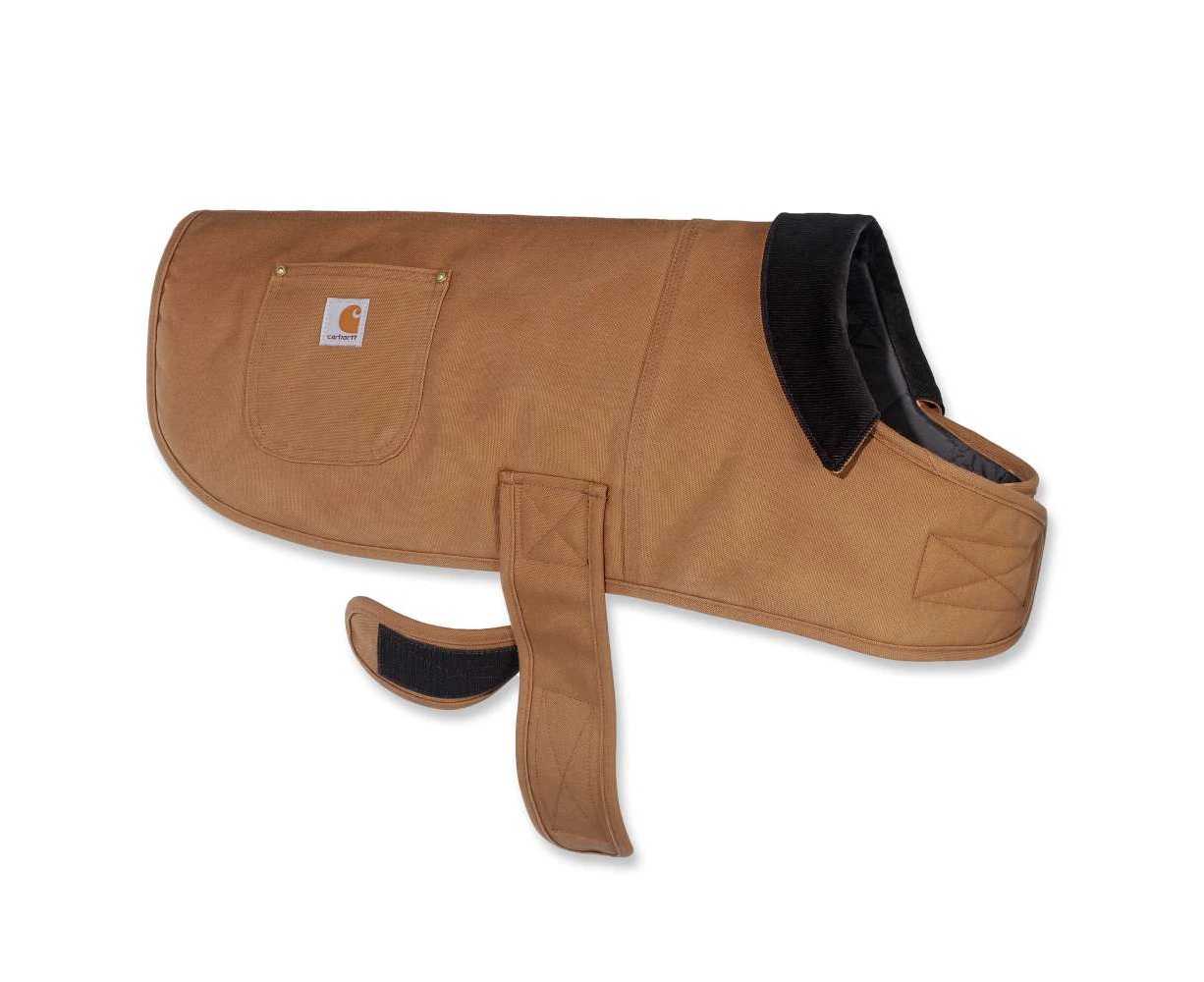 Carhartt Mens Chore Hand Cotton Duck Canvas Dog Coat - Carhartt Brown