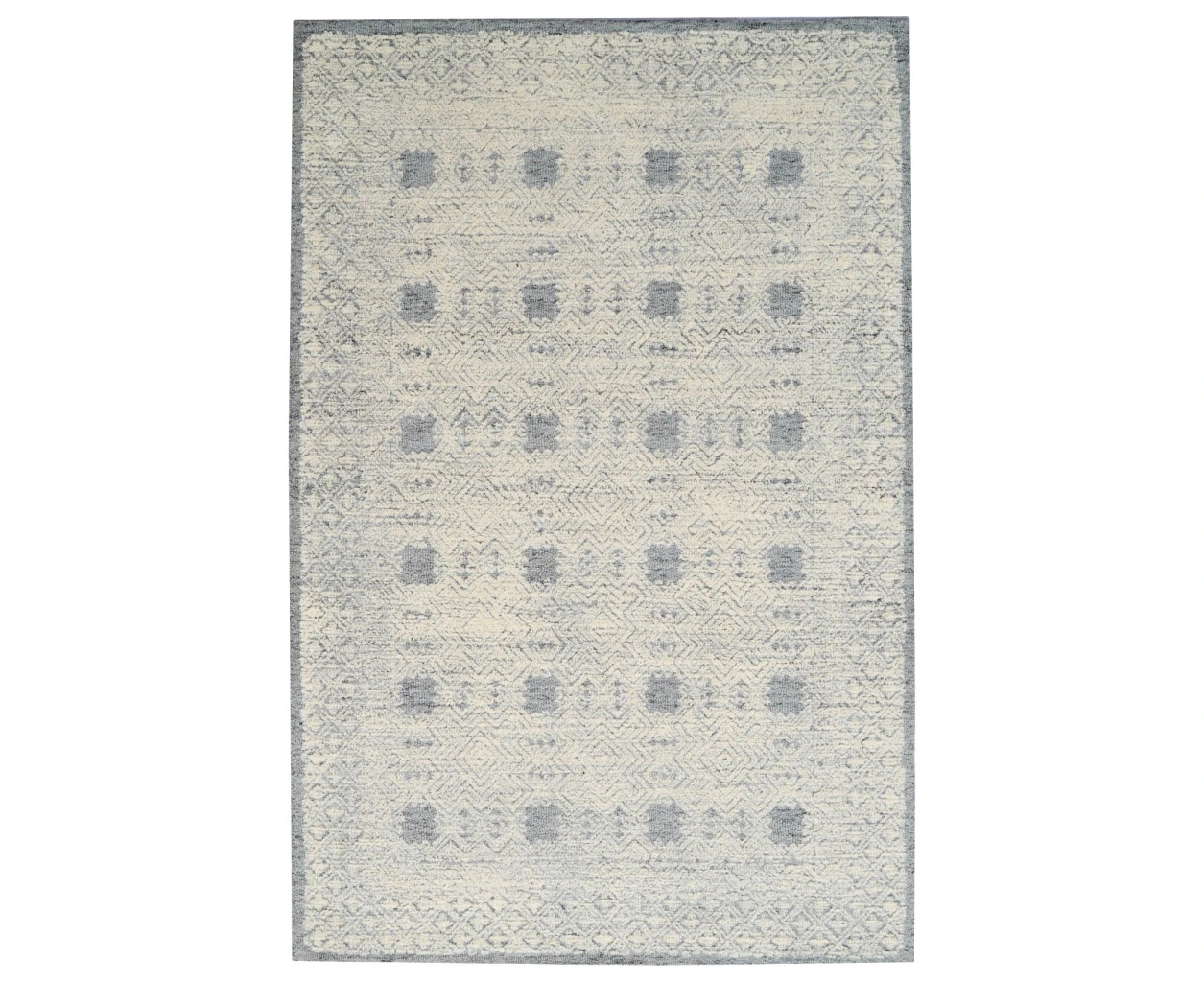 Handmade Designer Modern Wool Rug - Newcastle 6200 - Grey