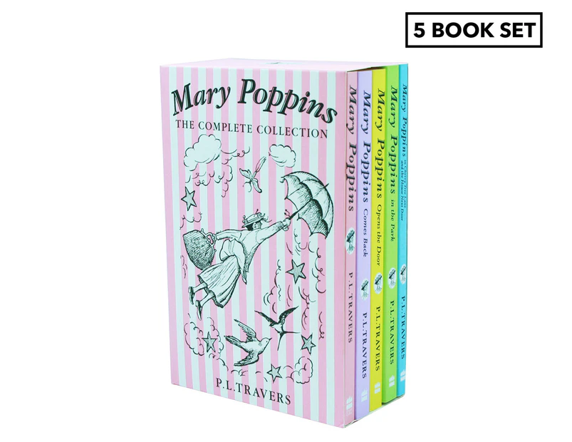 Mary Poppins: The Complete Collection 5-Book Slipcase Edition