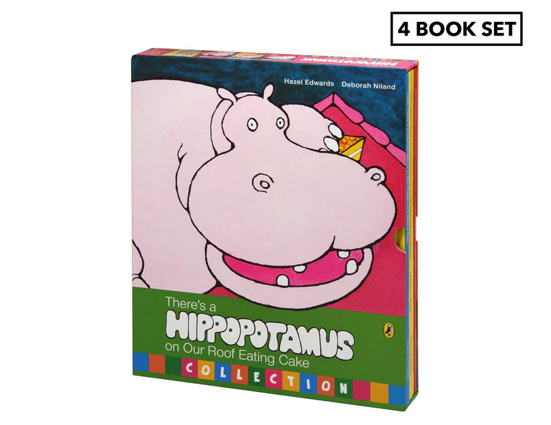 There's A Hippopotamus On Our Roof Eating Cake 4-Book Set