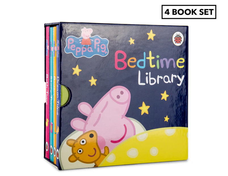 Peppa Pig Bedtime Library Board Book 4 Book Set