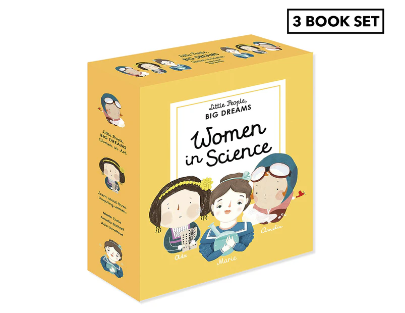 Women in Science 3-Book Hardcover Box Set by Isabel Sanchez Vergara