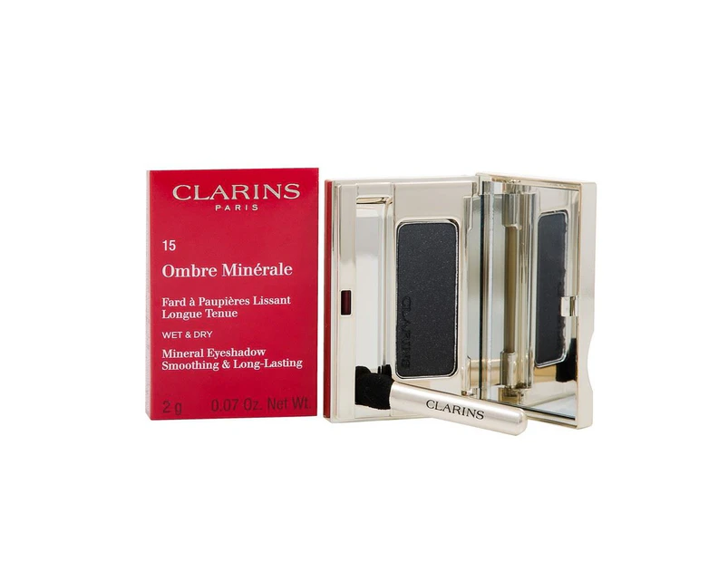 Clarins Ombre Minerale #15 Black Sparkle Eyeshadow 2G - Wet & Dry
