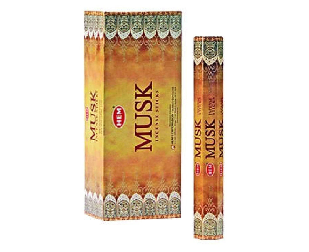 [HEM Musk] 2x 20 Incense Sticks HEM Hex Meditation Aroma Fragrance