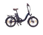 NCM Paris+ Folding E-Bike, 250W, 36V 19Ah 684Wh Battery, Size 20" - Dark Blue