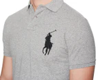Polo Ralph Lauren Men's Big Pony Mesh Polo Shirt - Grey Heather