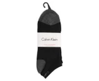 Calvin Klein Women's Colour Block Liner Sock 3-Pack - Charcoal Heather/White/Black