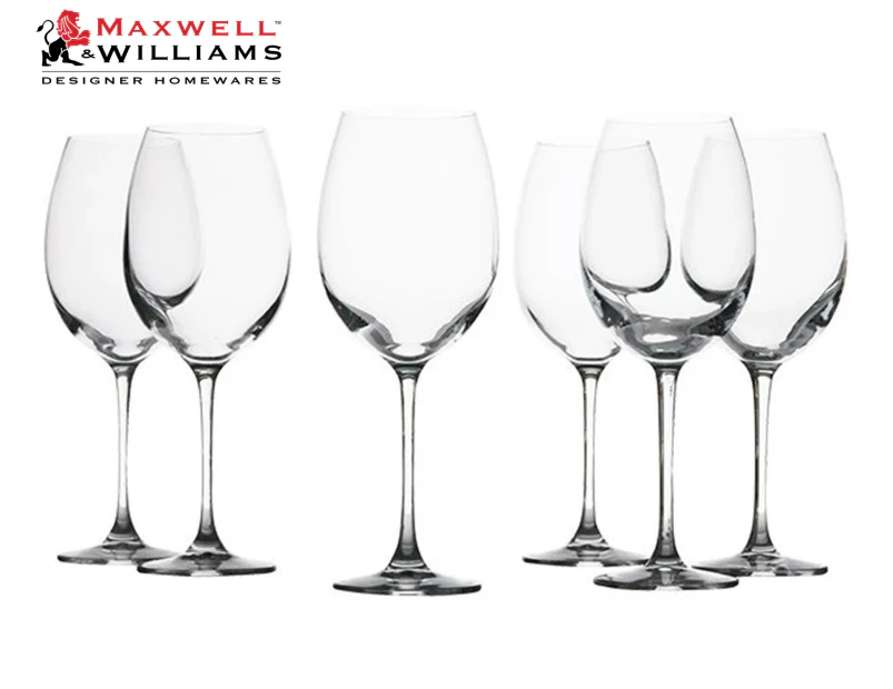 Set of 6 Maxwell & Williams 360mL Mansion Red Wine Glasses