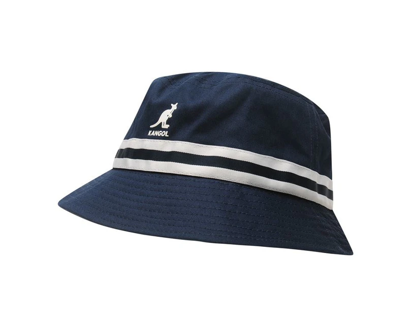 Kangol Men Stripe Bucket Hat - Navy