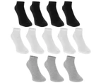 Donnay Kids Trainer Socks 12 Pack Boys - Multi Asst