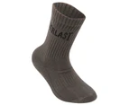 Everlast Men 3 Pack Crew Socks - Black/Grey/White