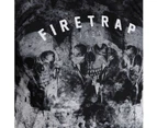 Firetrap Men Sub T Shirt - Textured Skull