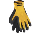 DeWalt Latex Coated Gripper Gloves (Yellow/Black) - FS6517