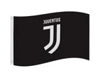 Juventus FC Core Crest Flag (Black/White) - SG17495