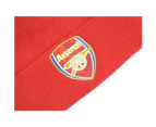 Arsenal FC Crest Knitted Turn Up Hat (Red) - BS1711