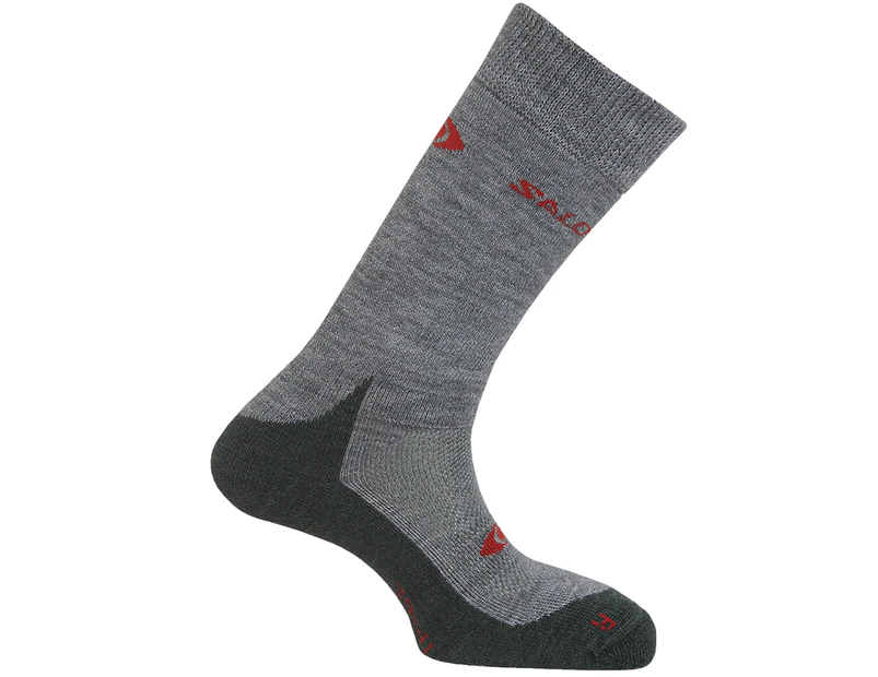 Salomon Womens/Ladies Classic Trek 2 Long Socks (Mid Grey) - HZ152