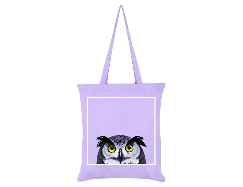 Inquisitive Creatures Owl Tote Bag (Lilac) - GR1502
