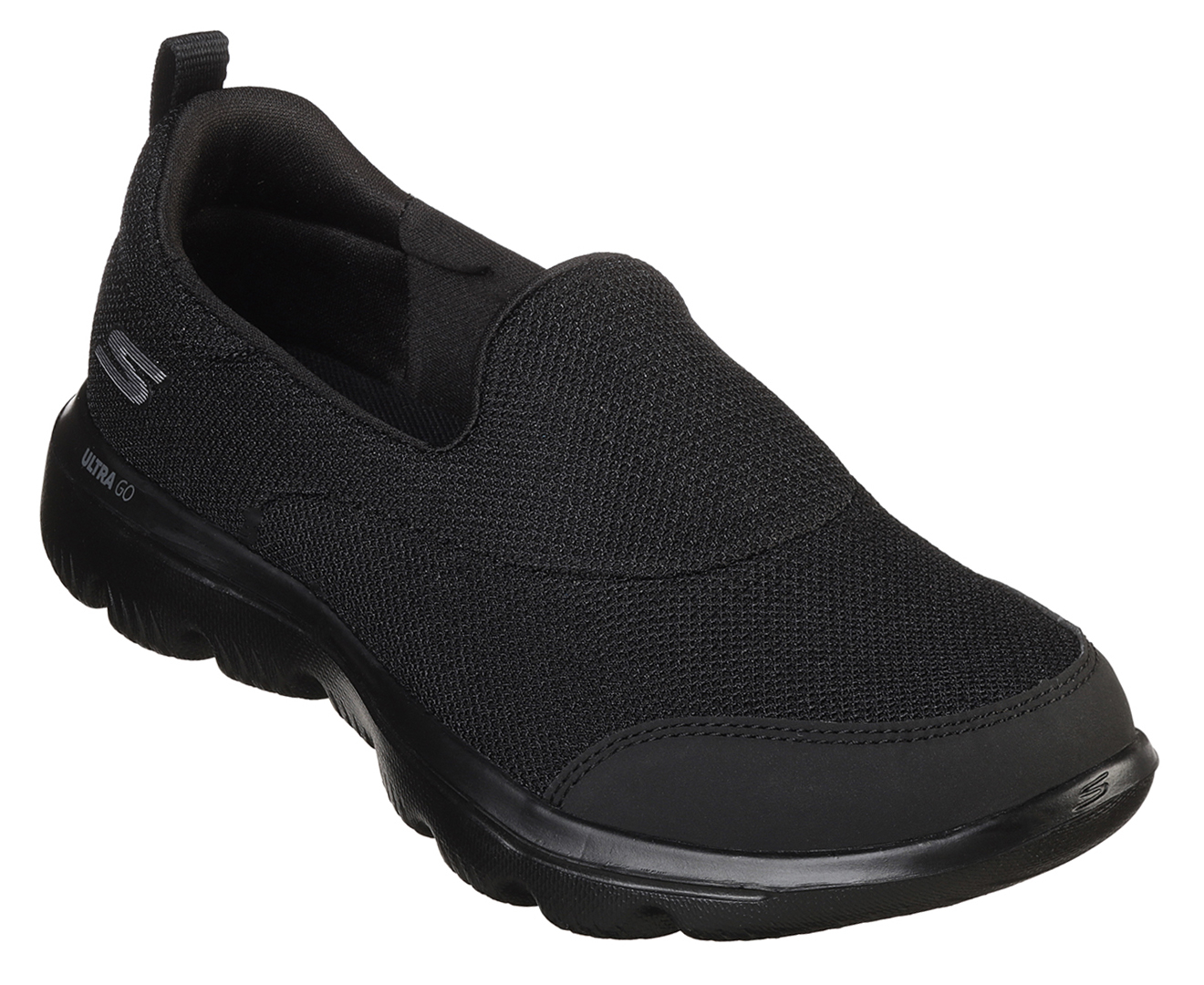 Skechers Women S Gowalk Evolution Ultra Slip On Shoes Black Au
