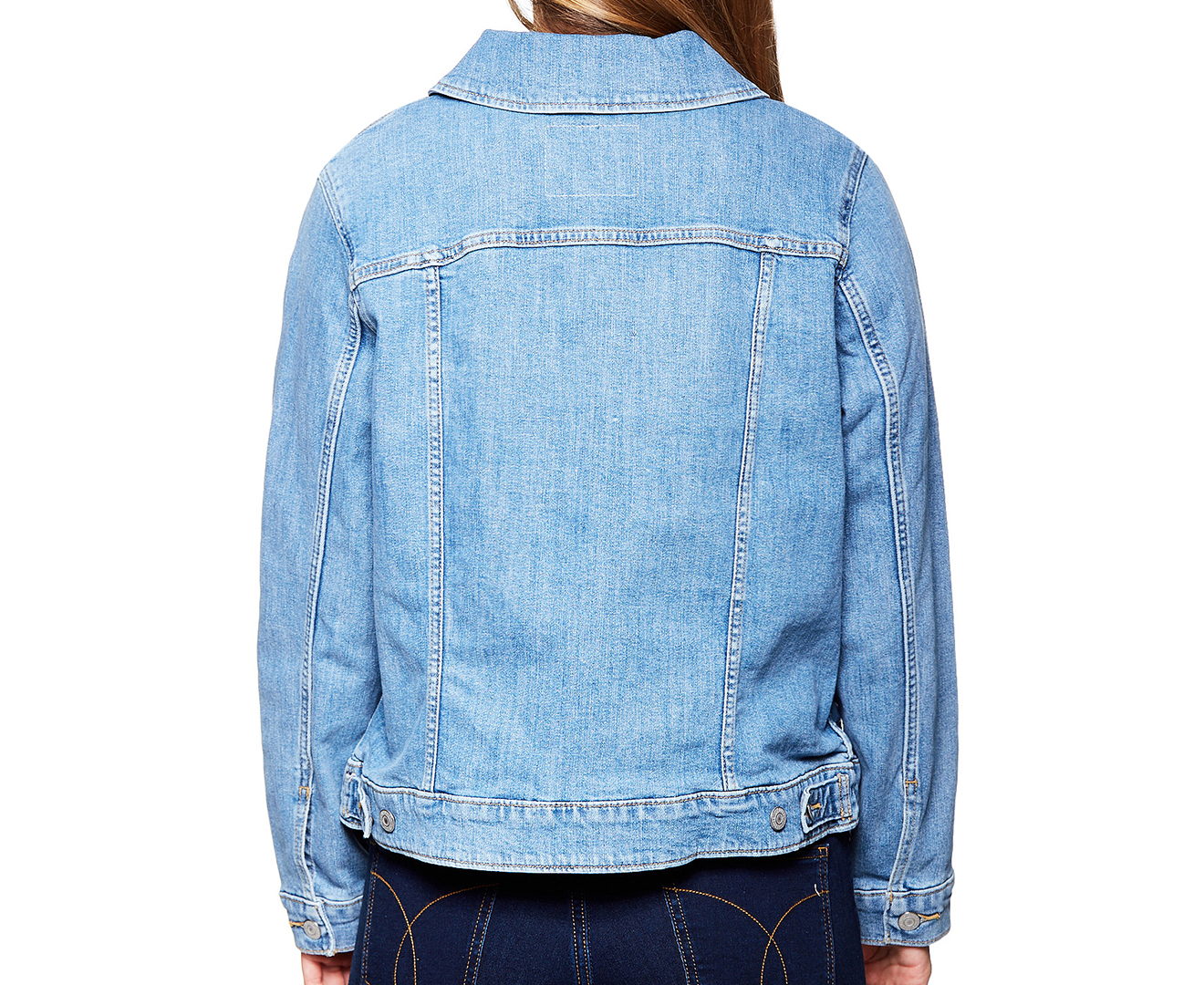 Levi's Women's Plus Size Original Trucker Denim Jacket - Blue | Catch.co.nz