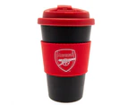 Arsenal Fc Silicone Grip Travel Mug (Black/Red) - TA4378