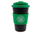 Celtic Fc Silicone Grip Travel Mug (Black/Green) - TA4376