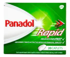 Panadol Rapid Paracetamol 500mg Pain Relief Tablets 20 Pack