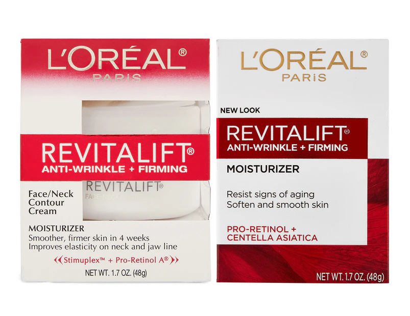 L'Oréal Revitalift Anti-Wrinkle + Firming Day and Night Moisturiser Pack