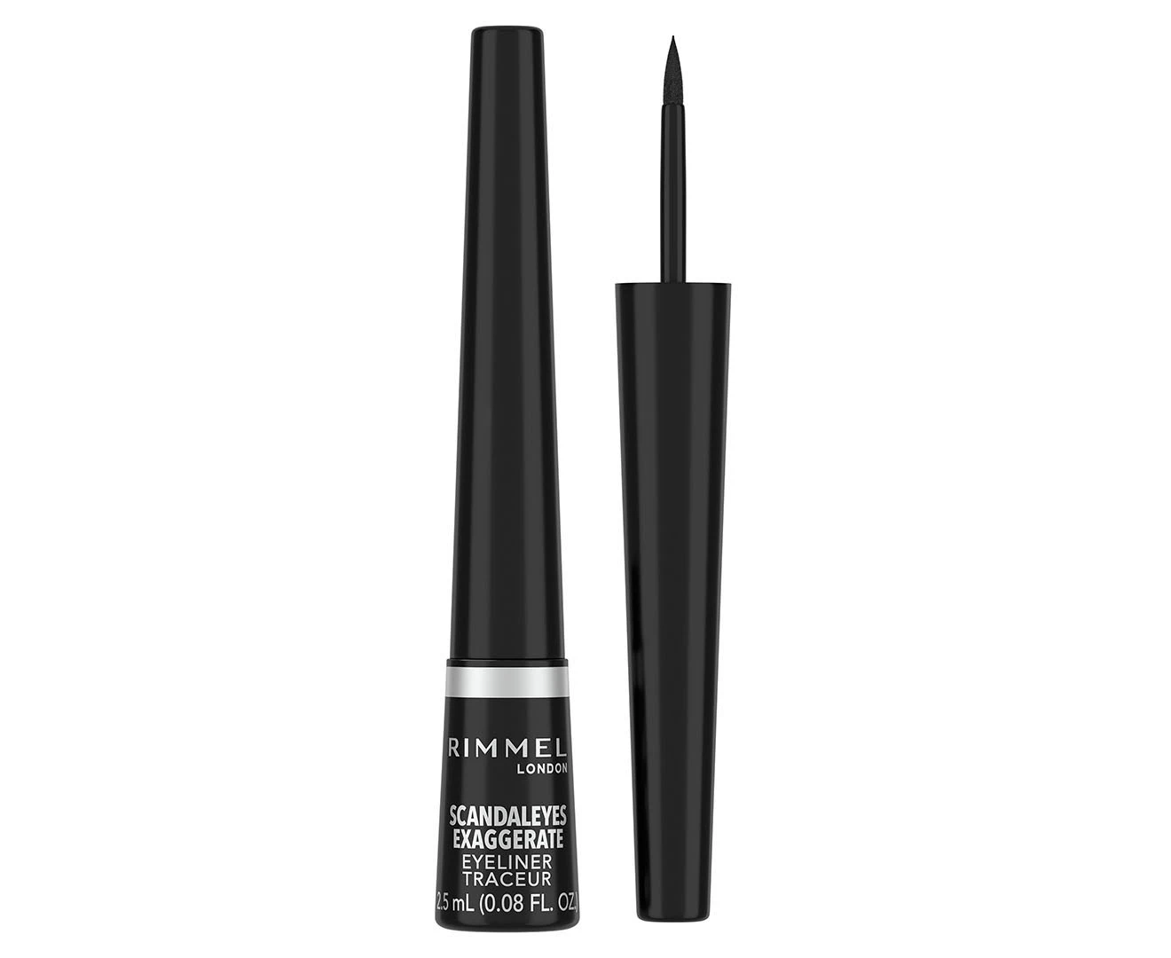 Rimmel Exaggerate Liquid Eye Liner 2.5mL - Black