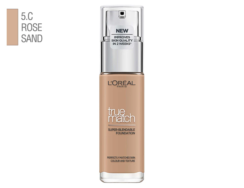 L'Oréal True Match Liquid Foundation 30mL - 5.C Rose Sand