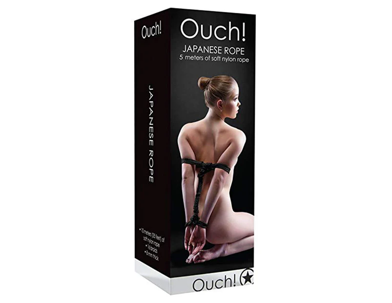 Ouch! 10m Japanese Rope - Black