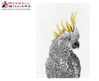 Maxwell & Williams 50x70cm Marini Ferlazzo Birds Tea Towel - Cockatoo
