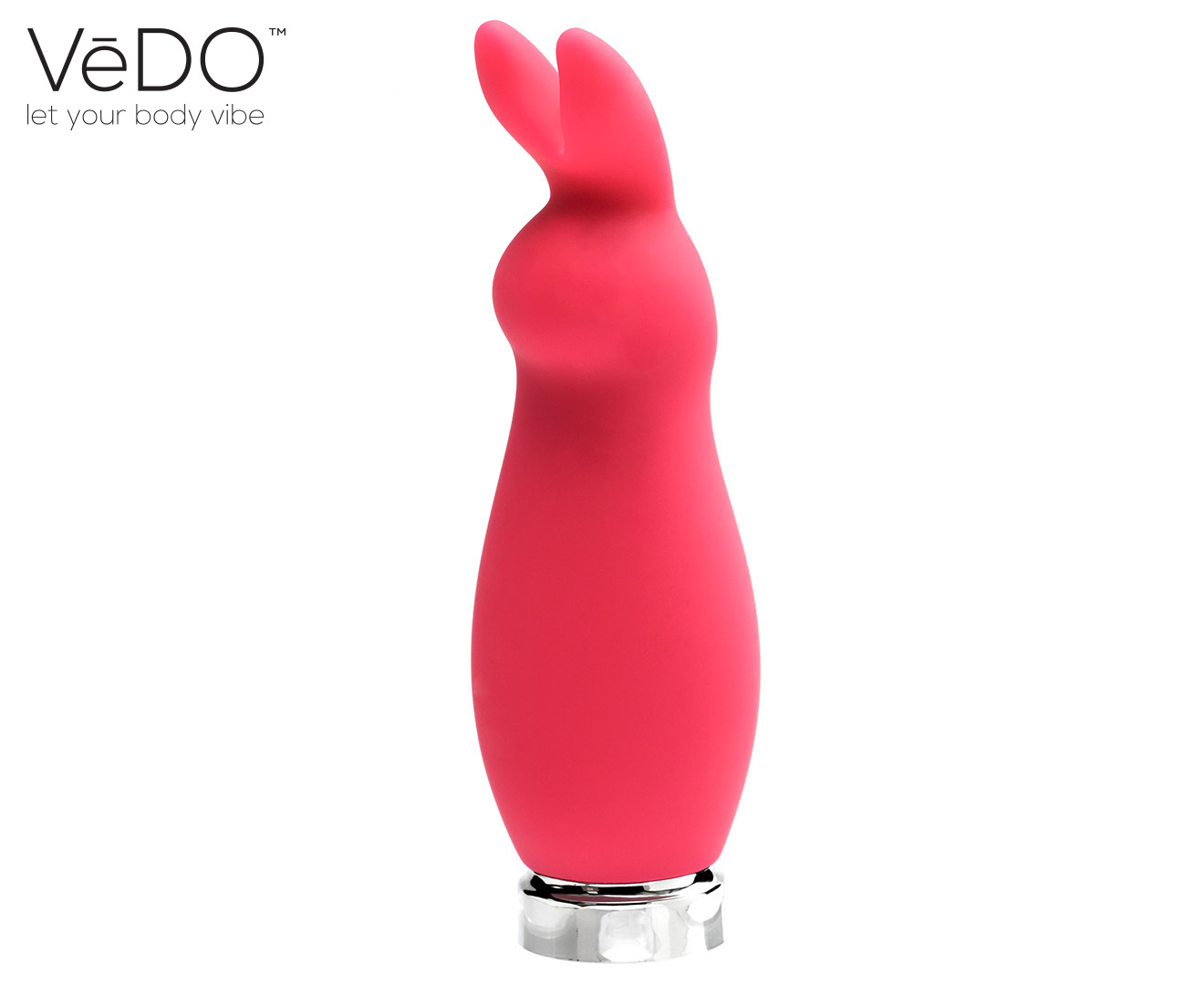Vēdo Crazzy Bunny Rechargeable Mini Vibrator Pretty In Pink Catch
