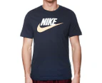 Nike Men's Futura Icon Tee / T-Shirt / Tshirt - Blue