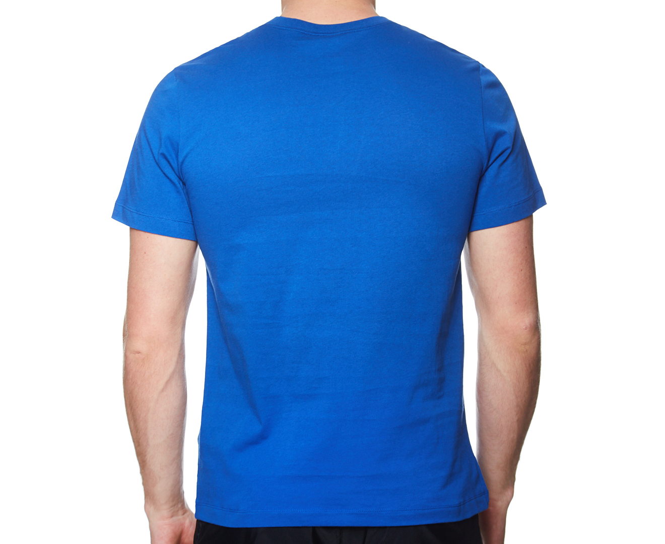 Nike Men's Swoosh Bumper Sticker Tee / T-Shirt / Tshirt - Blue | Catch ...