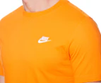 Nike Men's Sportswear Club Tee / T-Shirt / Tshirt - Orange