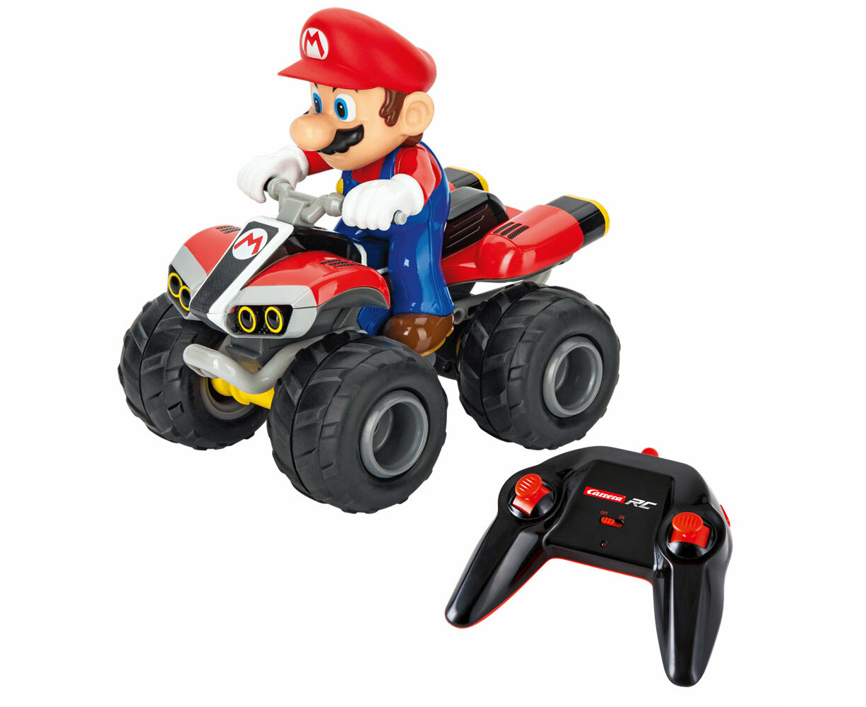 Carrera RC 1:20 Mario Kart Quad Bike  GHz Kids/Boys Toys 6y+ w/ Cell  Battery 