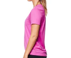 Nike Women's Short-Sleeve Running Tee / T-Shirt / Tshirt - Pink